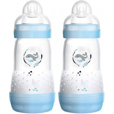 Bamed Baby Italia Mam Biberon Easy Start 260ml Doppia Confezione Maschio