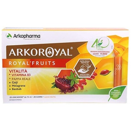 Arkofarm Arkoroyal Royal Fruits 20 Fialoidi Promo