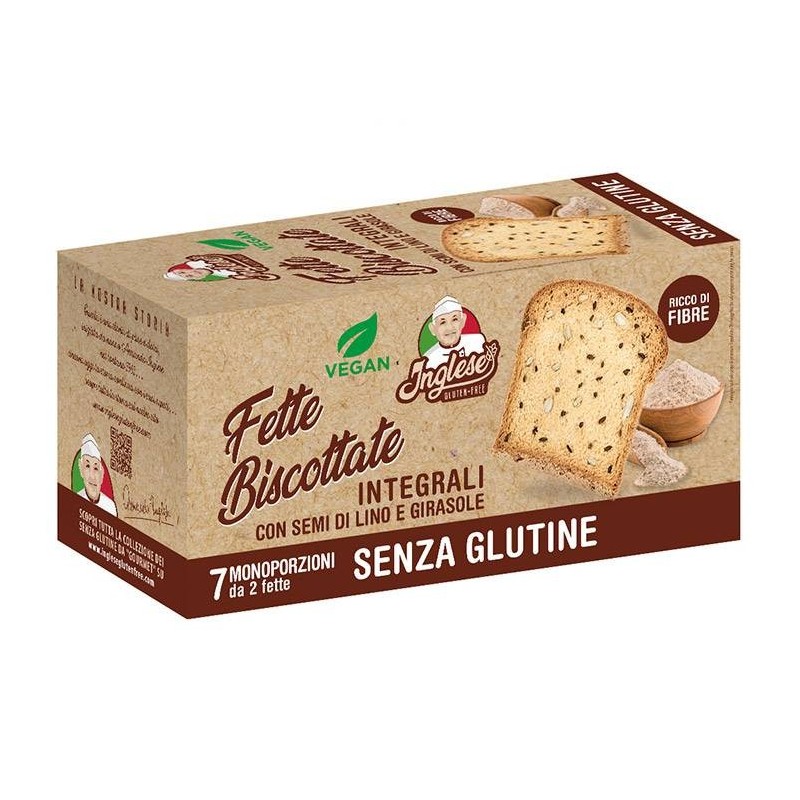 Gaia Inglese Fette Biscottate Integrali Con Semi Di Lino E Girasole 200 G