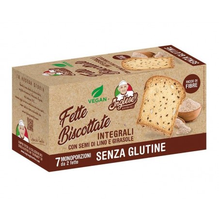 Gaia Inglese Fette Biscottate Integrali Con Semi Di Lino E Girasole 200 G