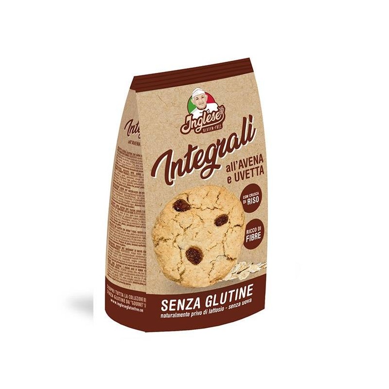 Gaia Inglese Biscotti Avena Uvetta 300 G