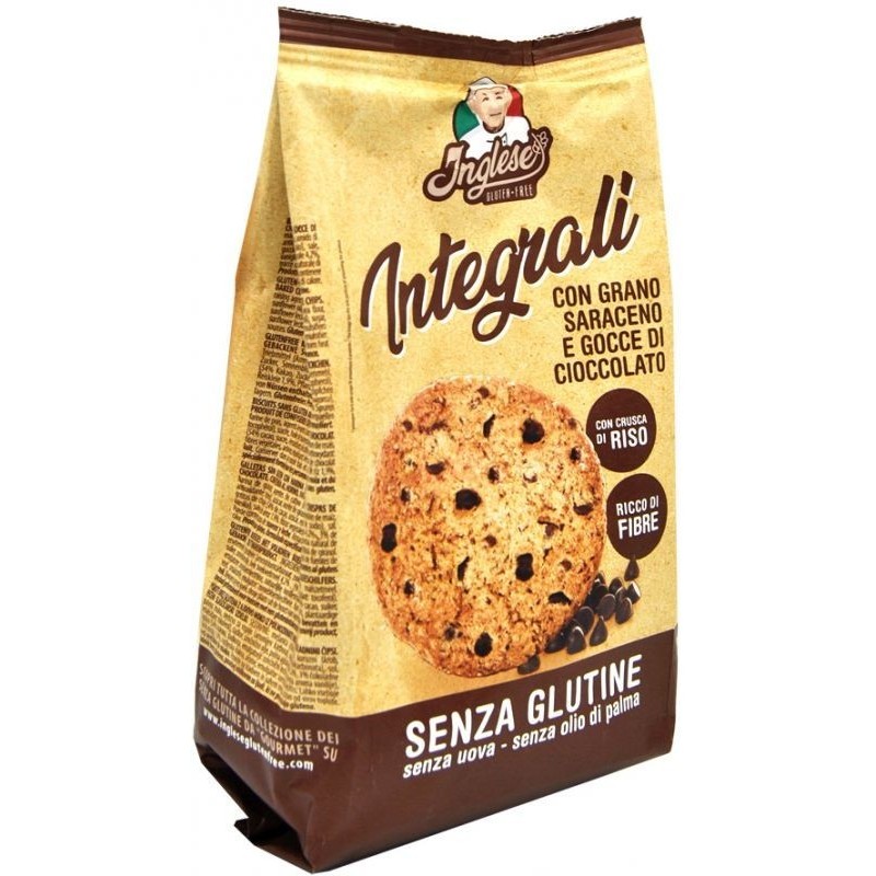 Gaia Inglese Biscotti Al Grano Saraceno Con Gocce Di Cioccolato 300 G