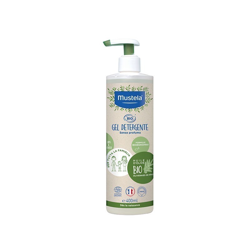 Lab. Expanscience Italia Mustela Gel Detergente Bio 400 Ml