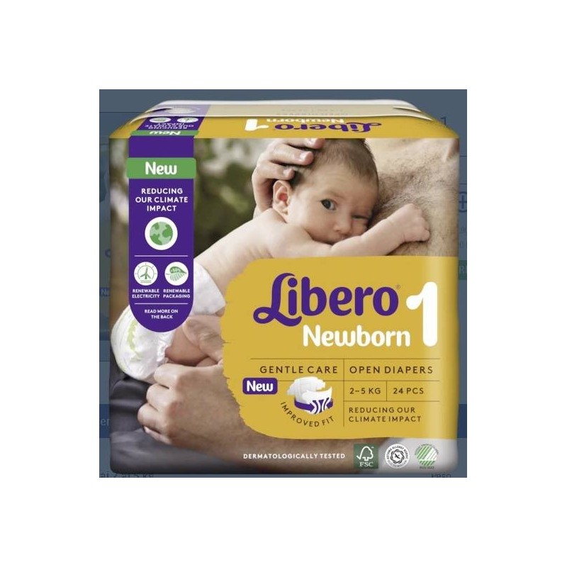 Essity Italy Libero Newborn 1 2-5 Kg 24 Pezzi