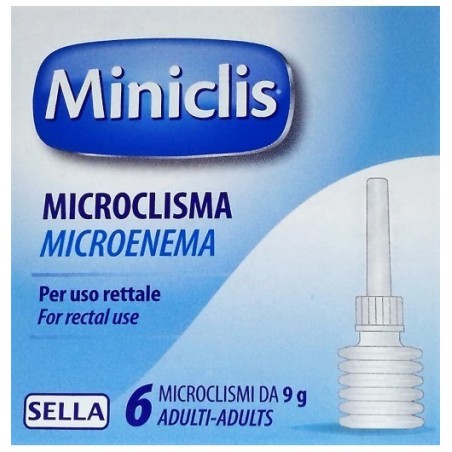 Sella Miniclis Adulti 9g 6 Microclismi Cl Ii