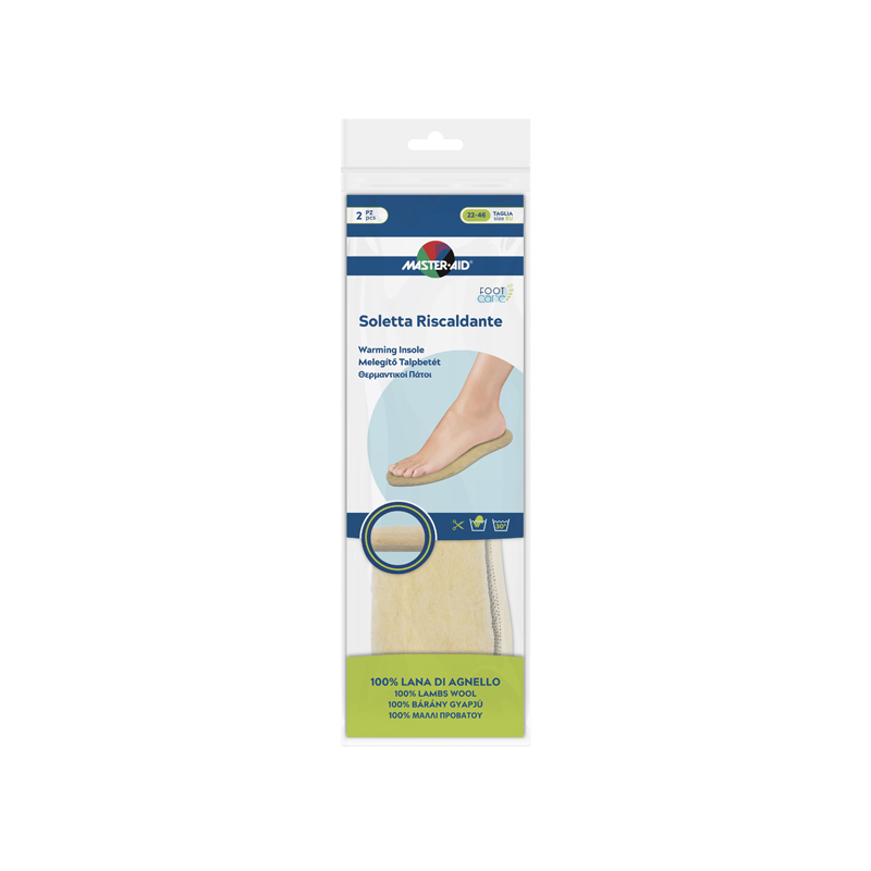 Pietrasanta Pharma Master-aid Footcare Soletta Riscaldante Ritagliabile 2 Pezzi