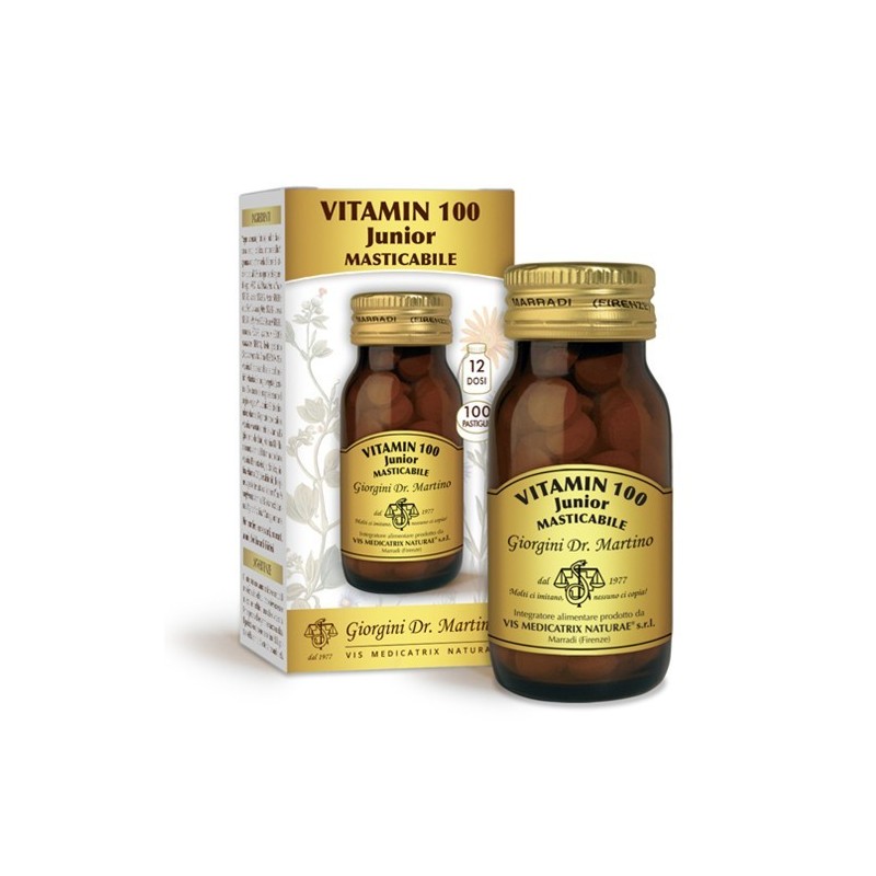 Dr. Giorgini Ser-vis Vitamin 100 Junior 100 Pastiglie