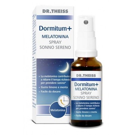 Naturwaren Italia Dr Theiss Dormitum + Melatonina Spray Sonno Sereno 30 Ml