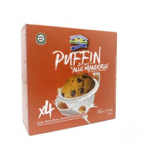 Happy Farm Puffin Mandorle Gocce Cioccolato 160 G