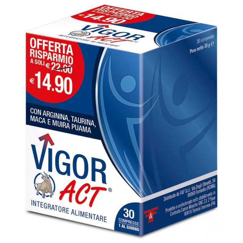 F&f Vigor Act 30 Compresse