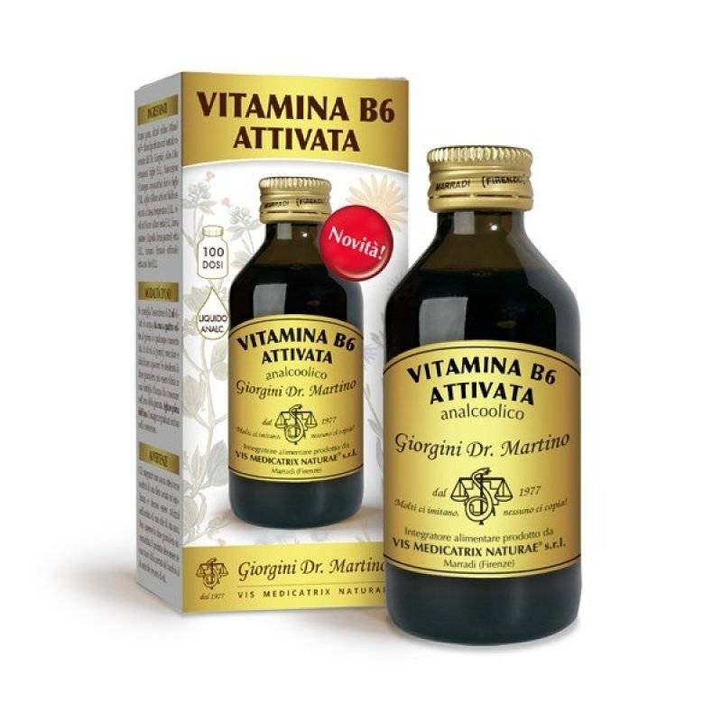 Dr. Giorgini Ser-vis Vitamina B6 Attivata Liquido Analcolico 100 Ml