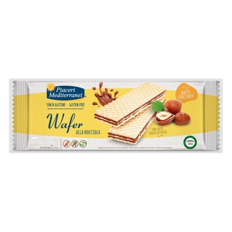 Eurospital Piaceri Mediterranei Wafer Nocciola 45 G