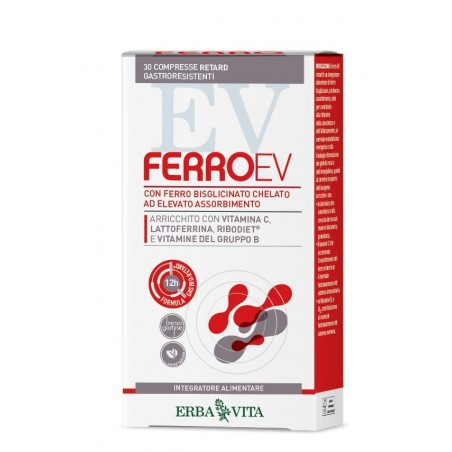 Erba Vita Ferro Ev Retard 30 Compresse Gastroresistenti