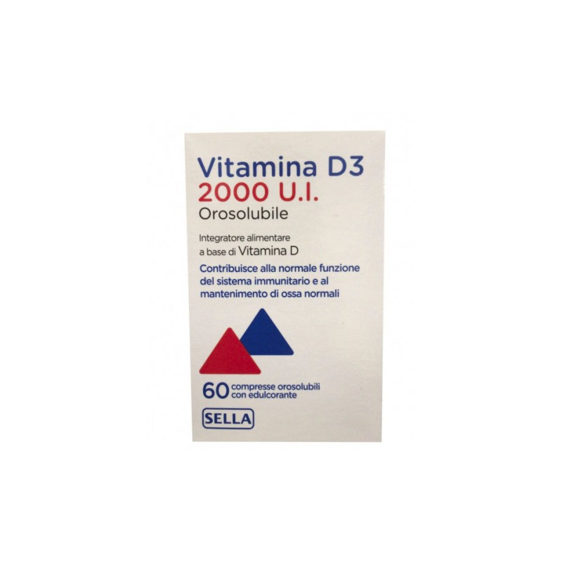 Sella Vitamina D3 2000ui Orosolubile 60 Compresse