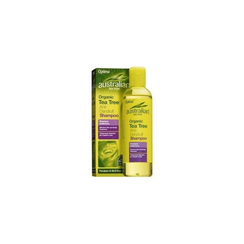 Optima Naturals Australian Tea Tree Shampoo Purificante Pulizia Profonda 250 Ml