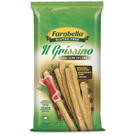 Bioalimenta Farabella Grissini Con Semi Di Chia 200 G