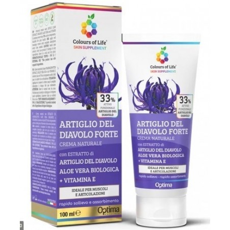 Optima Naturals Colours Of Life Skin Supplement Artiglio Del Diavolo 33% Crema 100 Ml