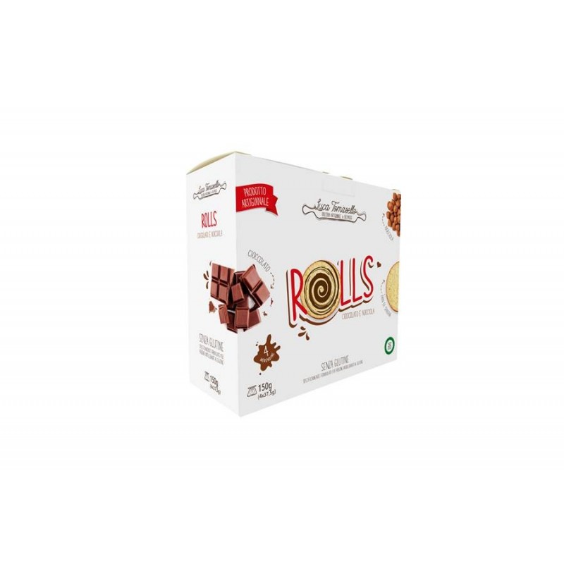 Tomasello Luca Rolls Merendina Cioccolato Nocciola 150 G