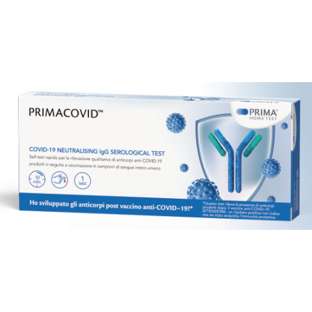 Prima Lab Sa Test Sierologico Rapido Primacovid Home Autodiagnostico Determinazione Qualitativa Anticorpi Neutralizzanti Igg Ant