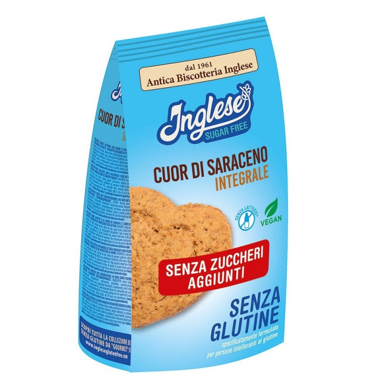 Gaia Inglese Biscotti Cuor Di Saraceno Senza Zuccheri Aggiunti Promo 300 G