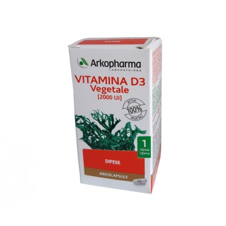 Arkofarm Arko Capsule Vitamina D3 Vegetale 45 Capsule