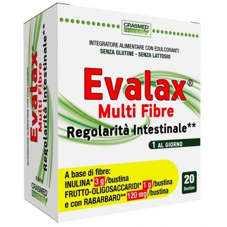 Crasmed Pharma Evalax Multi Fibre Regolarita' Intestinale 20 Bustine