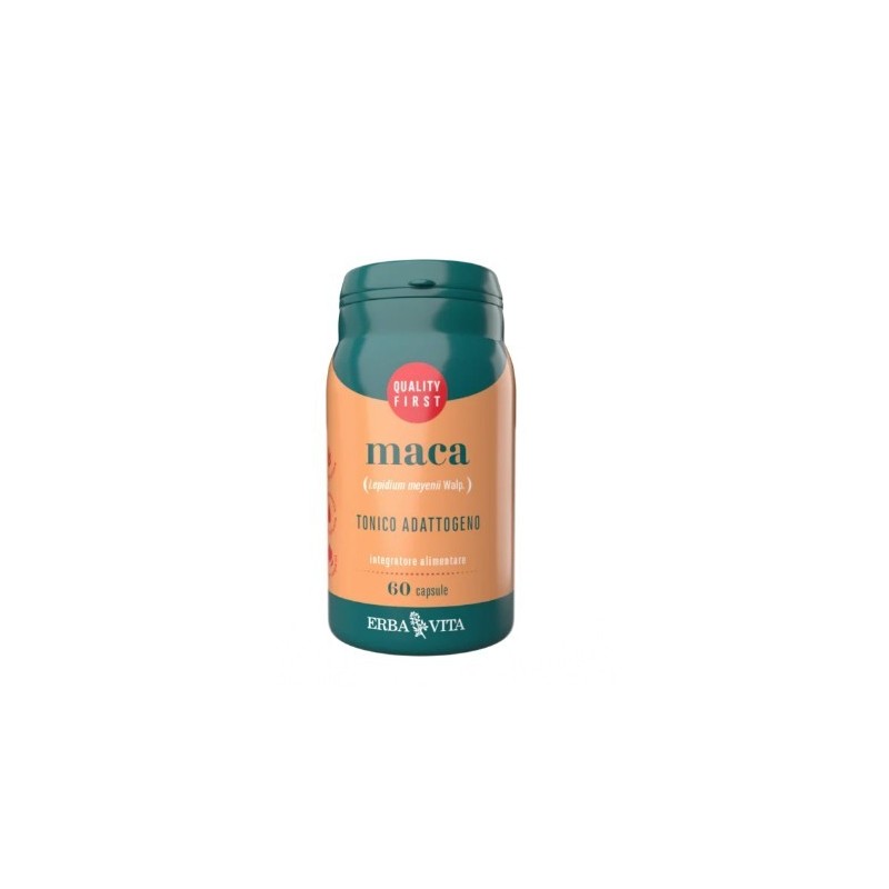 Erba Vita Maca Supporto energetico contro stanchezza e affaticamento 60 capsule