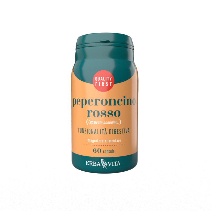 Erba Vita Peperoncino Rosso Integratore per stimolare il metabolismo 60 capsule