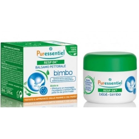 Puressentiel Italia Puressentiel Balsamo Da Massaggio Resp Ok Bimbo Bio 30 Ml