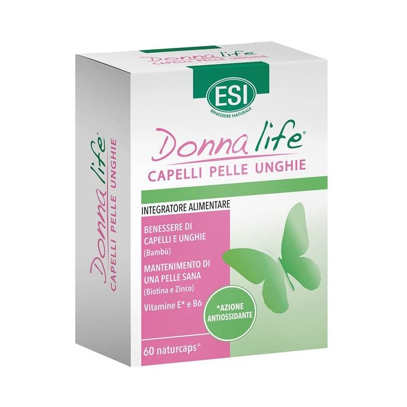 Esi Donna Life Capelli Pelle Unghie 60 Naturcaps