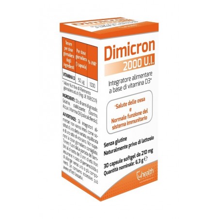 4 Health Dimicron 2000 Ui 30 Capsule Softgel