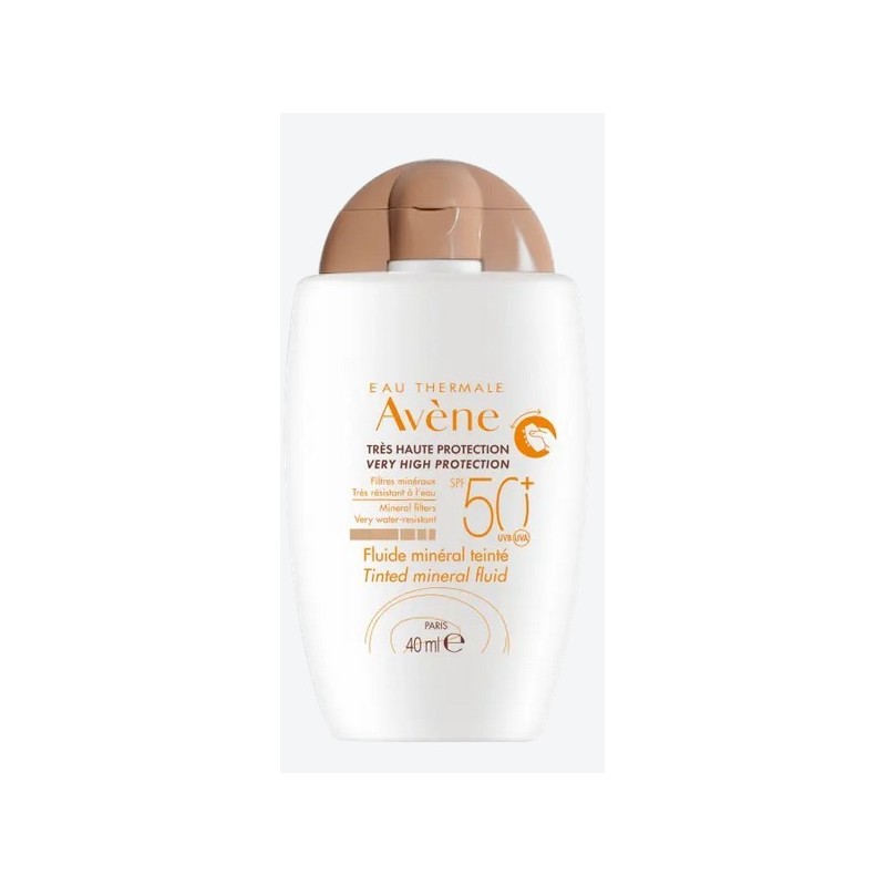 Avène Avene Sol Fluido Minerale Spf50+ Colorato Nuova Formula 40 Ml