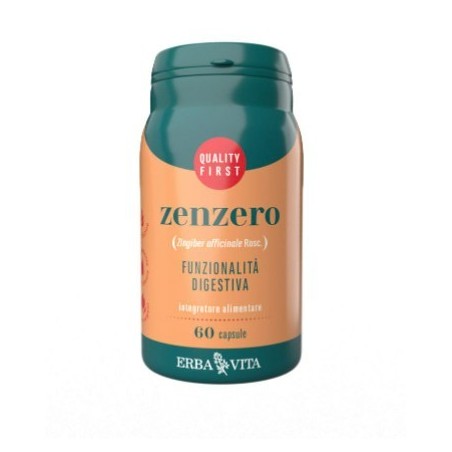 Erba Vita Zenzero Supporto antinausea e digestione 60 Capsule