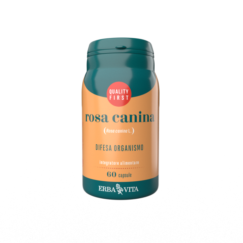 Erba Vita Rosa Canina Antiossidante per supporto immunitario 60 capsule