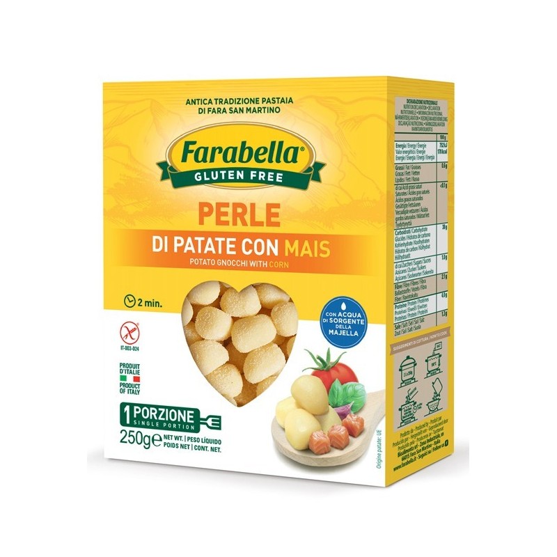 Bioalimenta Farabella Perle Patate Mais 250 G