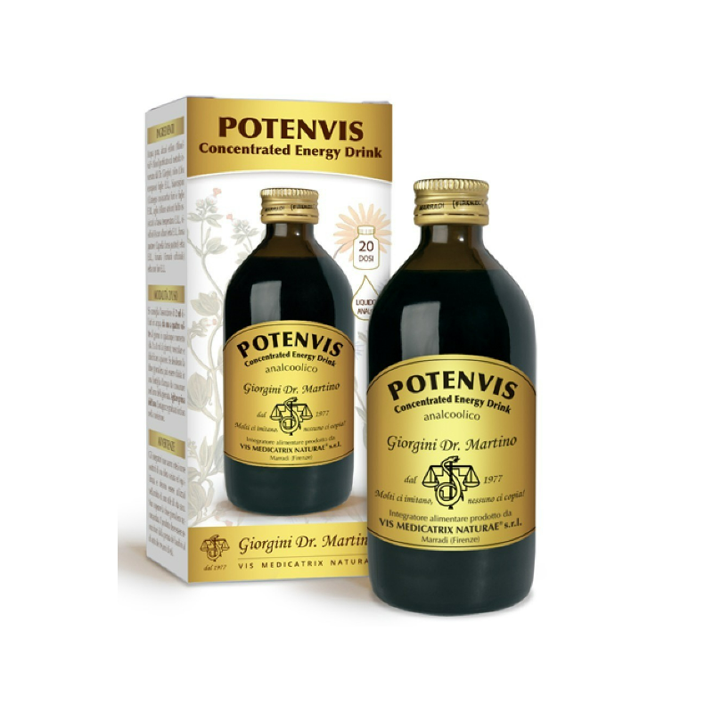 Dr. Giorgini Ser-vis Potenvis Concentrated Energy Drink Liquido Analcoolico 200 Ml