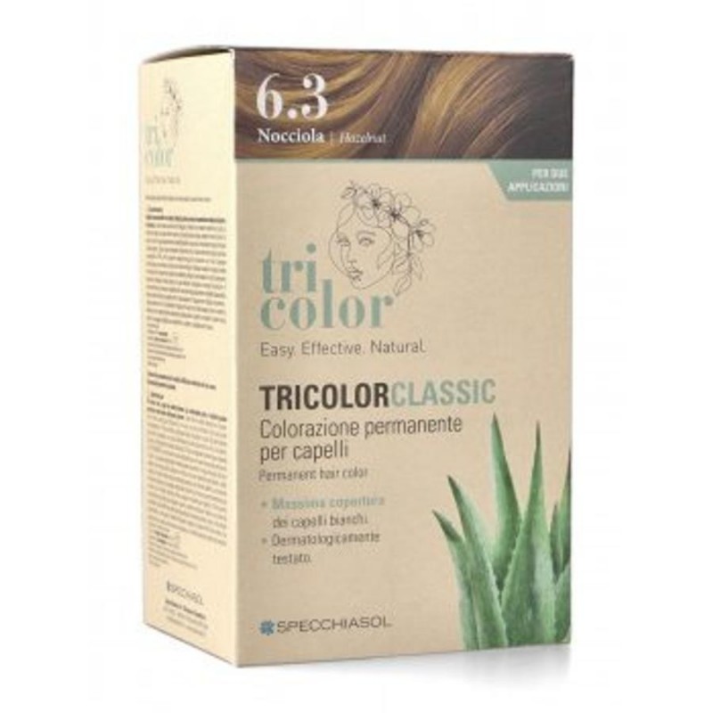 Specchiasol Tricolor Classic 6,3 Nocciola 2 Tubi 50 Ml + 2 Shaker 50 Ml + 4 Bustine 8 Ml