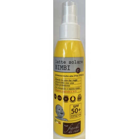 Artsana Fiocchi Di Riso Latte Solare Bimbi 50+ 140 Ml Spray