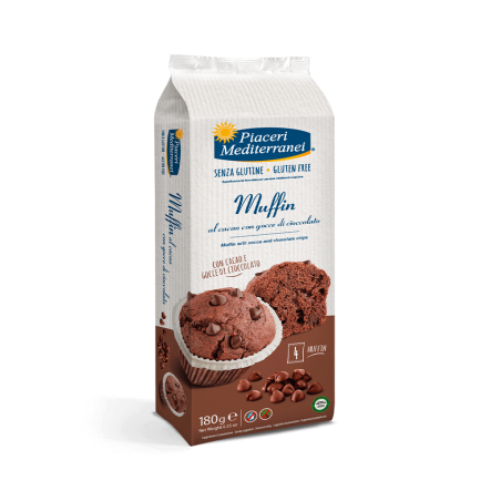 Eurospital Piaceri Mediterranei Muffin Cacao 180 G