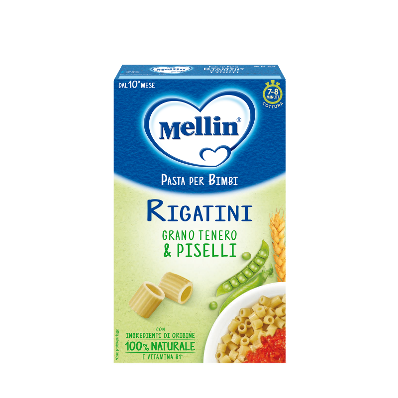 Danone Nutricia Soc. Ben. Mellin Rigatini Con Piselli 280 G