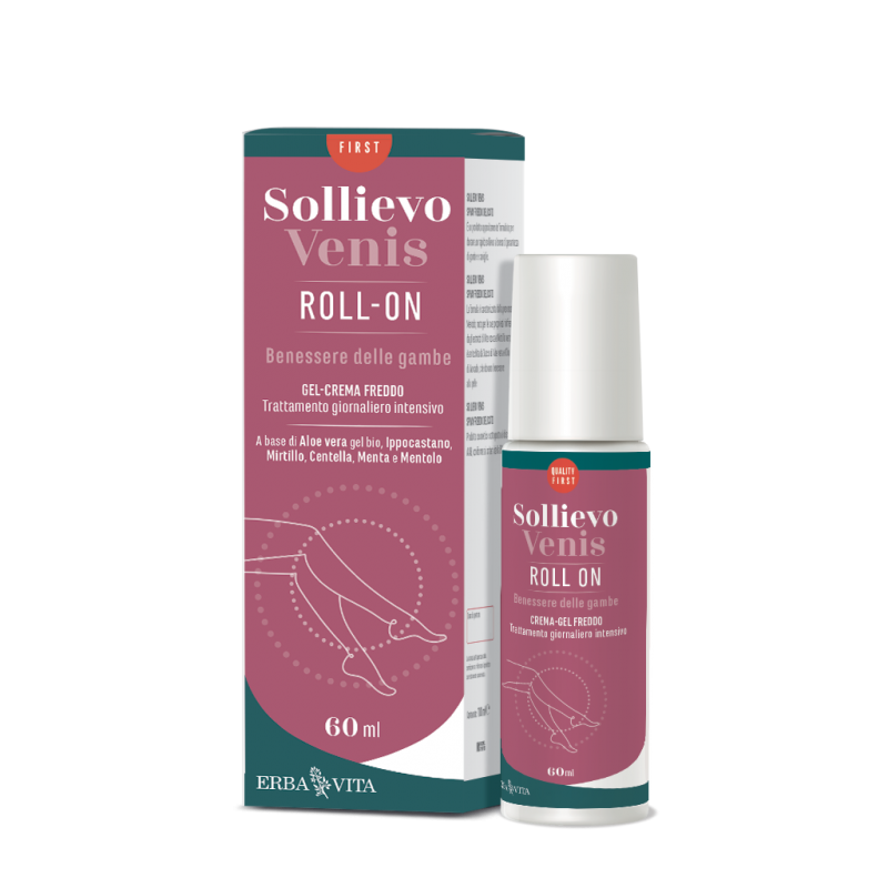 Erba Vita Group Sollievo Venis Roll On 60 Ml