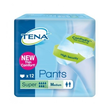 Essity Italy Pannolone Per Incontinenza Tena Pants Super Medium 12 Pezzi