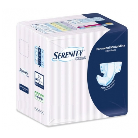 Pannolone Mutandina Serenity Classic Maxi Taglia Extralarge 15 Pezzi