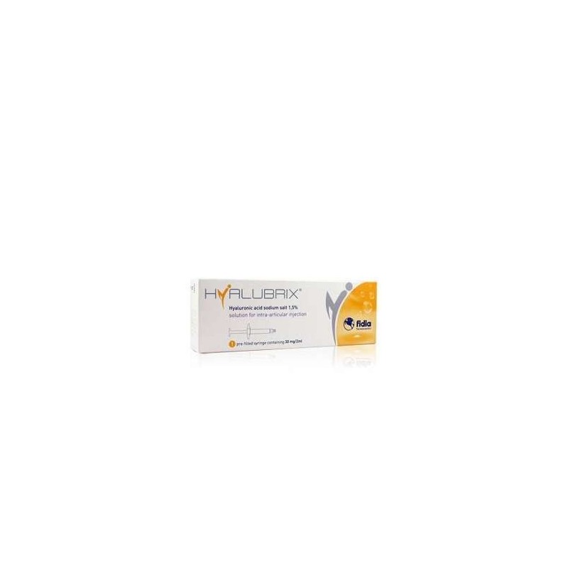 Fidia Farmaceutici Siringa Intra-articolare Hyalubrix Acido Ialuronico 1,5% 30 Mg 2 Ml No Eto