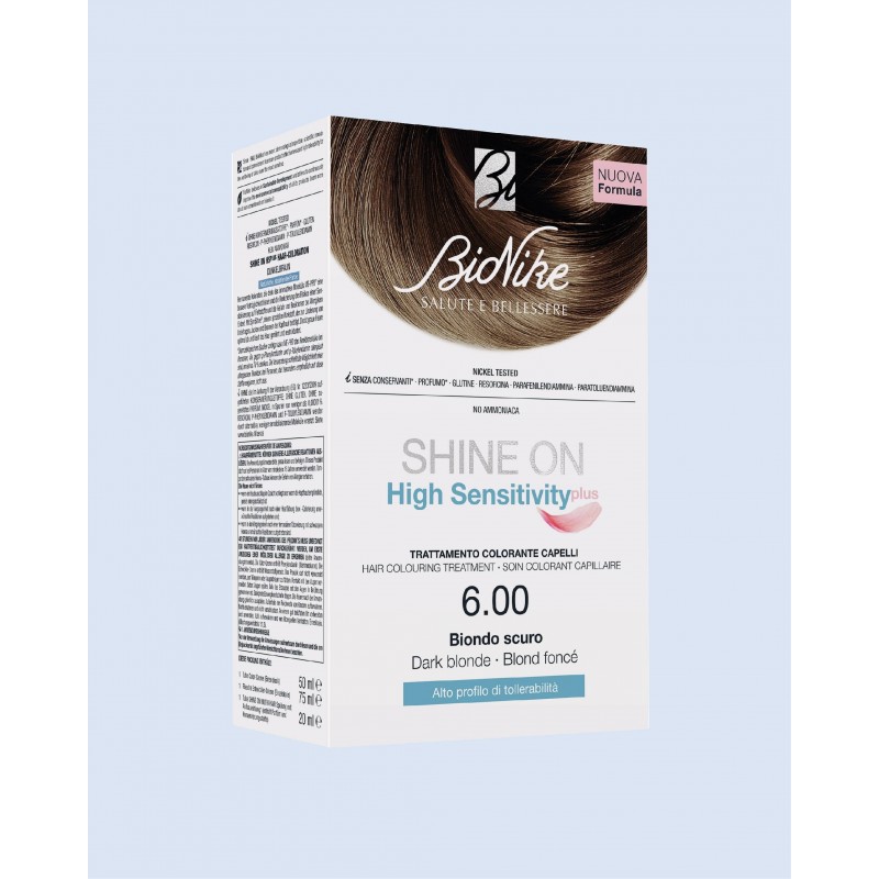 I. C. I. M. Internation Shine On High Sensitivity Plus Biondo Scuro 6,00 Rivelatore In Crema 75 Ml + Crema Colorante 50 Ml