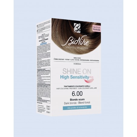 I. C. I. M. Internation Shine On High Sensitivity Plus Biondo Scuro 6,00 Rivelatore In Crema 75 Ml + Crema Colorante 50 Ml