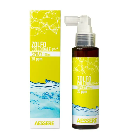 Aessere Zolfo Colloidale Plus Spray 20ppm Medicazione 100 Ml