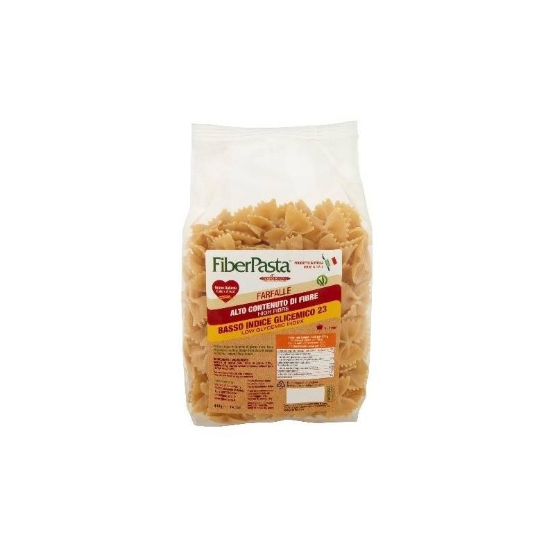 Fiberpasta Farfalle Basso Indice Glicemico 400 G