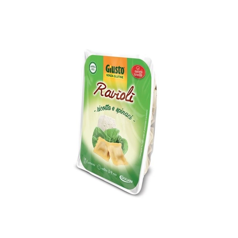 Farmafood Giusto Senza Glutine Ravioli Ricotta E Spinaci 250 G