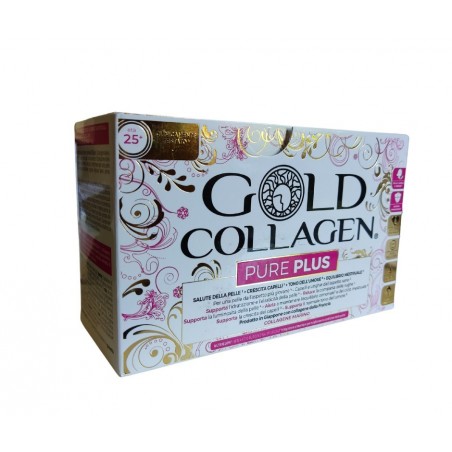 Minerva Research Labs Gold Collagen Pure Plus 10 Flaconi Da 50 Ml